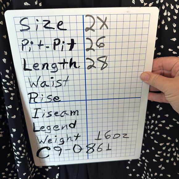 Grace the perfect top cardigan open front waterfall black cream print plus size - Picture 11 of 11